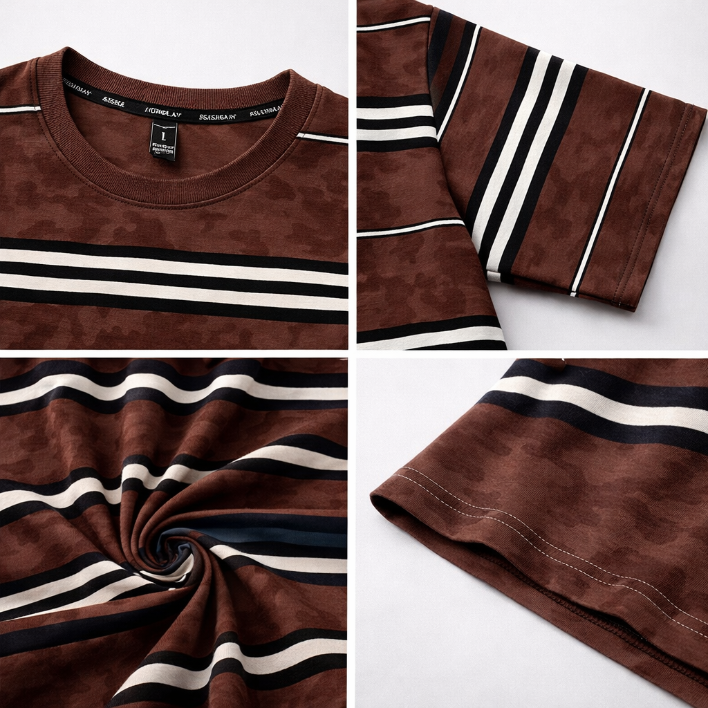 T-Shirt Round Neck Down Shoulder 01