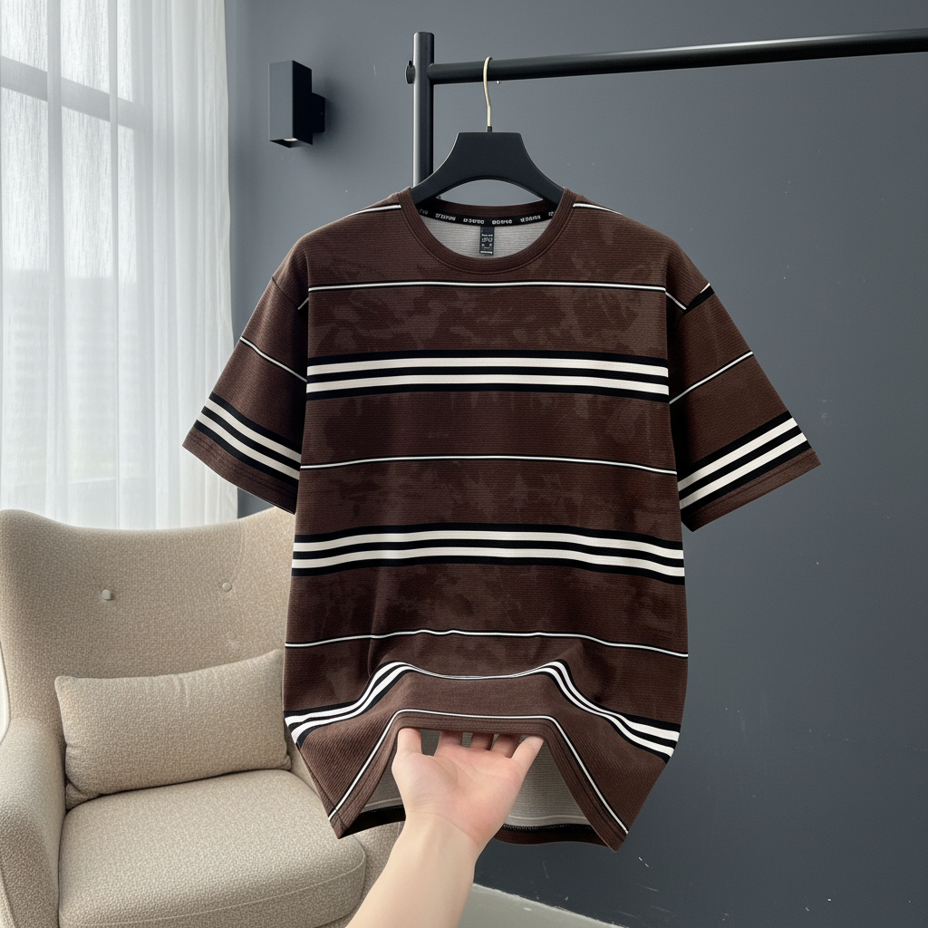 T-Shirt Round Neck Down Shoulder 04