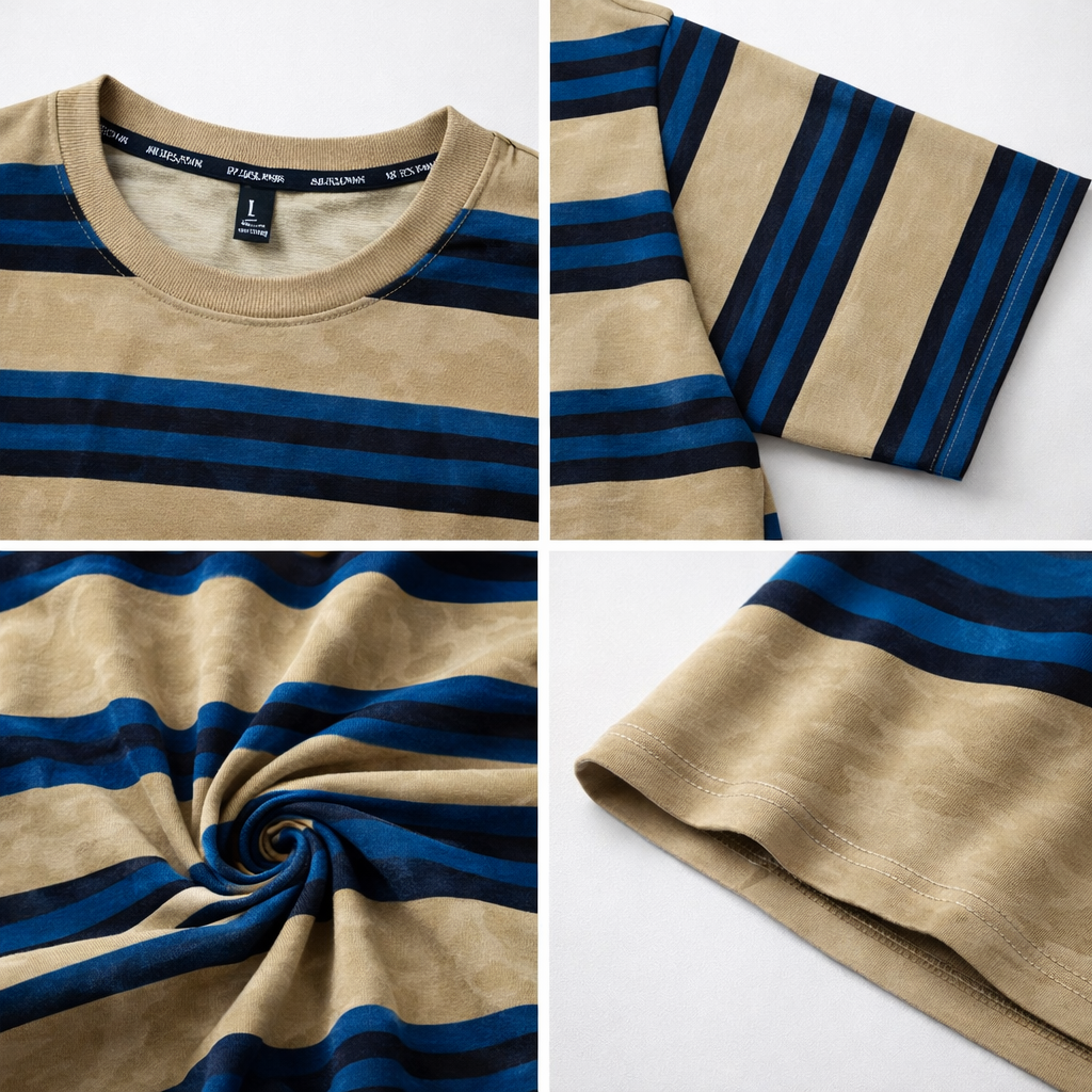 T-Shirt Round Neck Down Shoulder 04