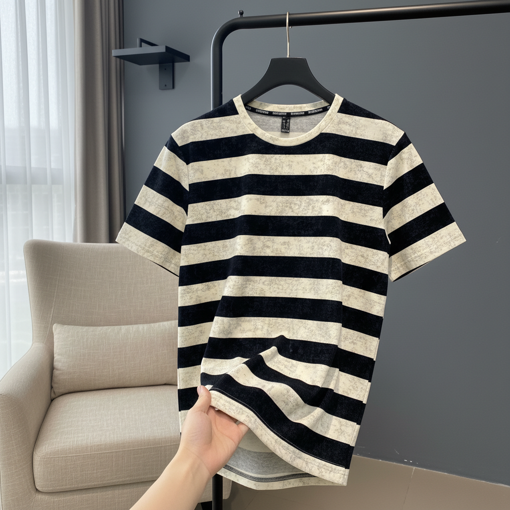 T-Shirt Round Neck Down Shoulder 08