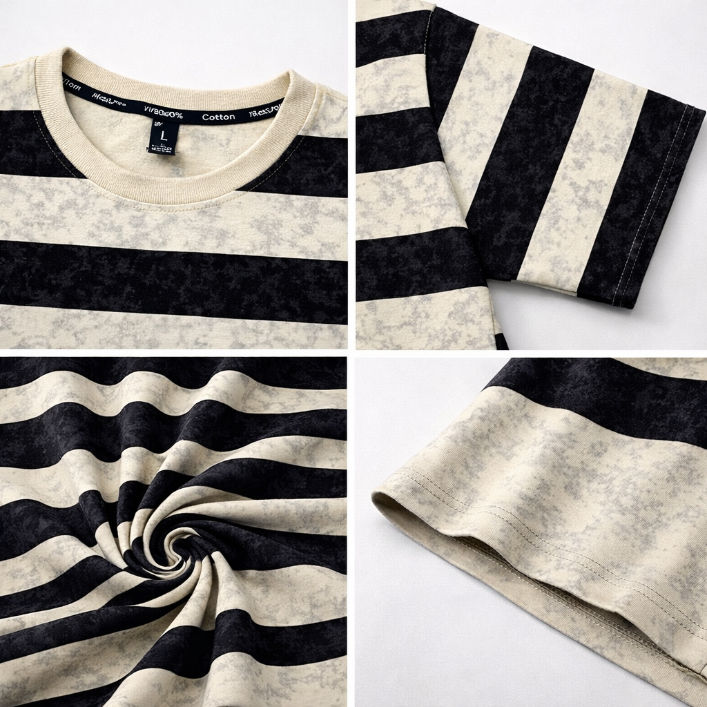 T-Shirt Round Neck Down Shoulder 08