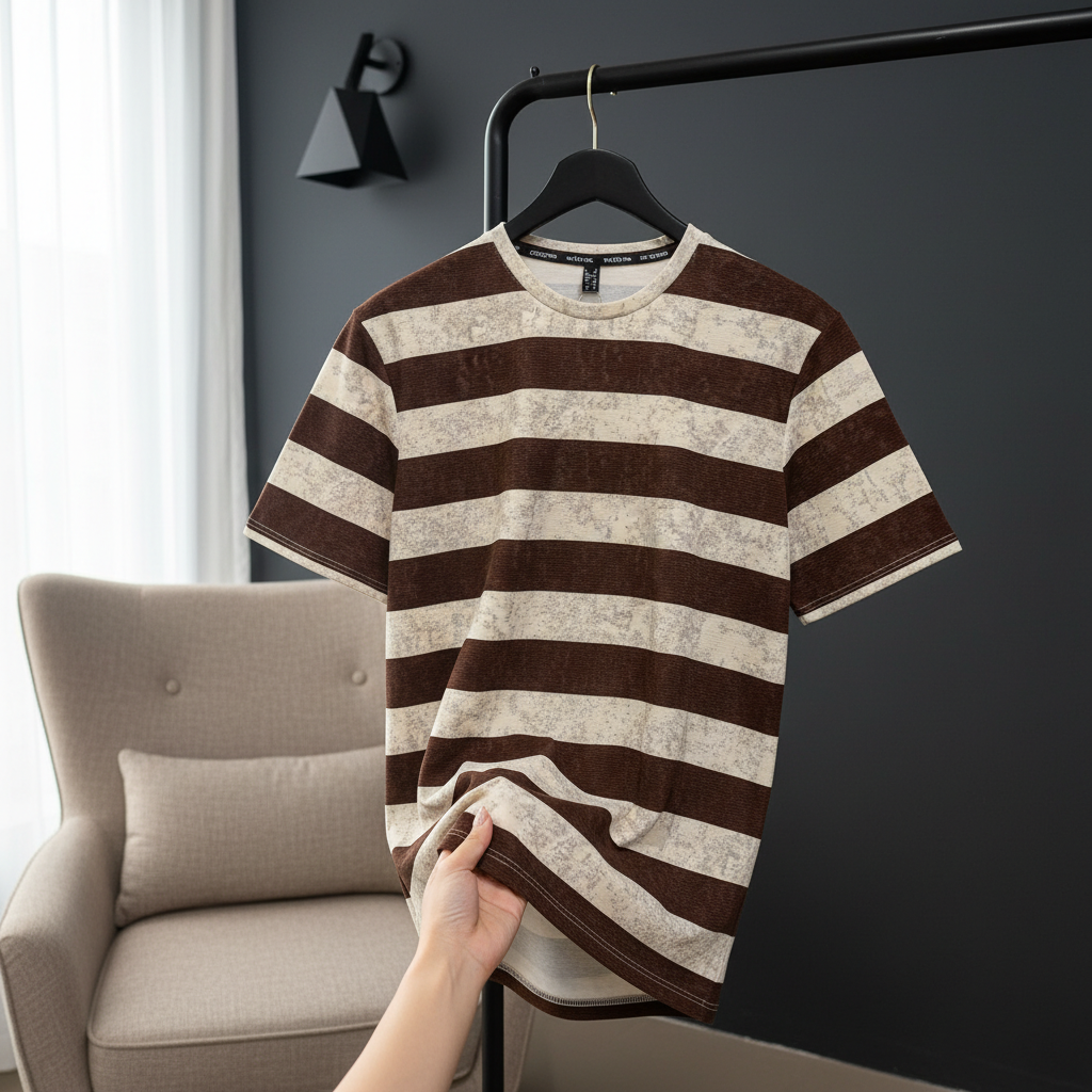 T-Shirt Round Neck Down Shoulder 09