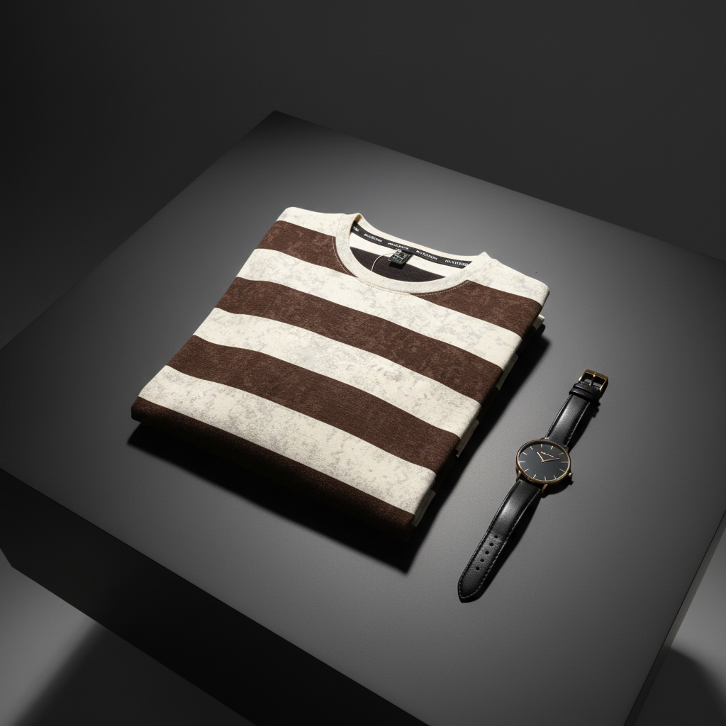 T-Shirt Round Neck Down Shoulder 09